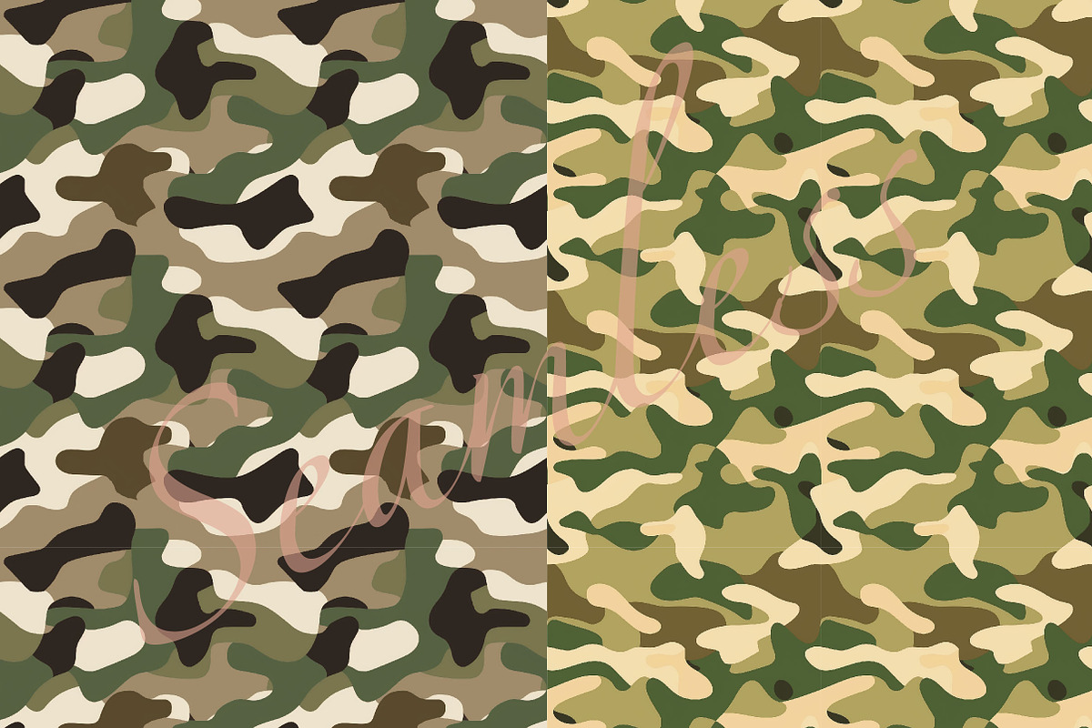 Duck Camo Seamless Patterns, a Pattern Graphic by DreamCafeArt (Photo 4 of 5)