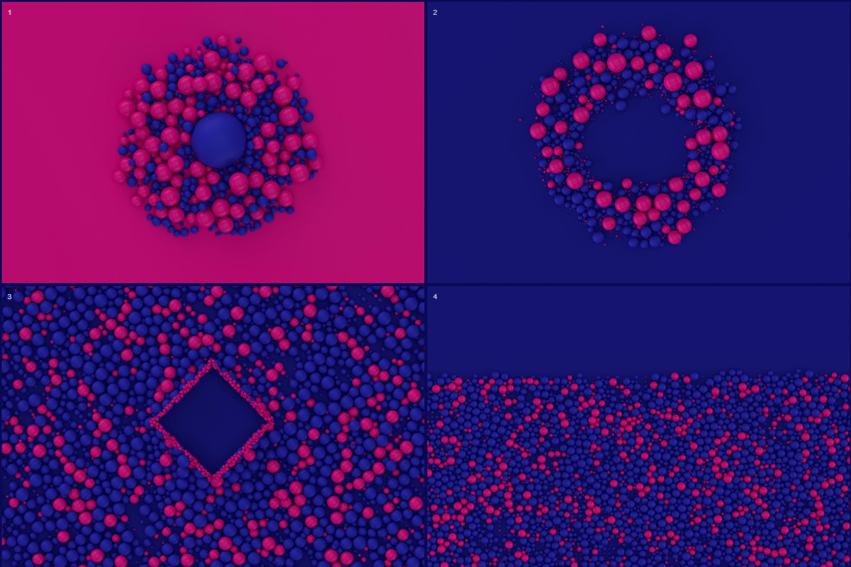 Abstract 3D Rendering Of Spheres, a Wallpaper Graphic by BIBIART (Photo 8 of 13)