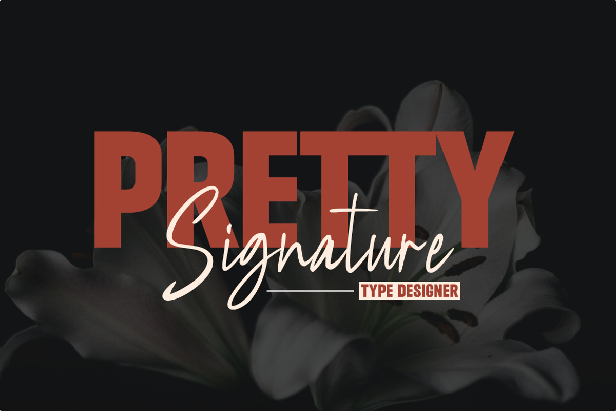 Lustine Signature – Modern Script, a Script Font by kangfont Studio (Photo 7 of 8)
