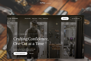 KingBarber - Framer Template, a Landing Page Template by hupka.studio (Thumbnail 1 of 5)