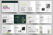 Clean White Paper Design Template, a Brochure Template by MightyDesign (Thumbnail 1 of 8)