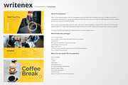 Writenex power point presentation, a Presentation Template by GraphicBerg (Thumbnail 5 of 5)