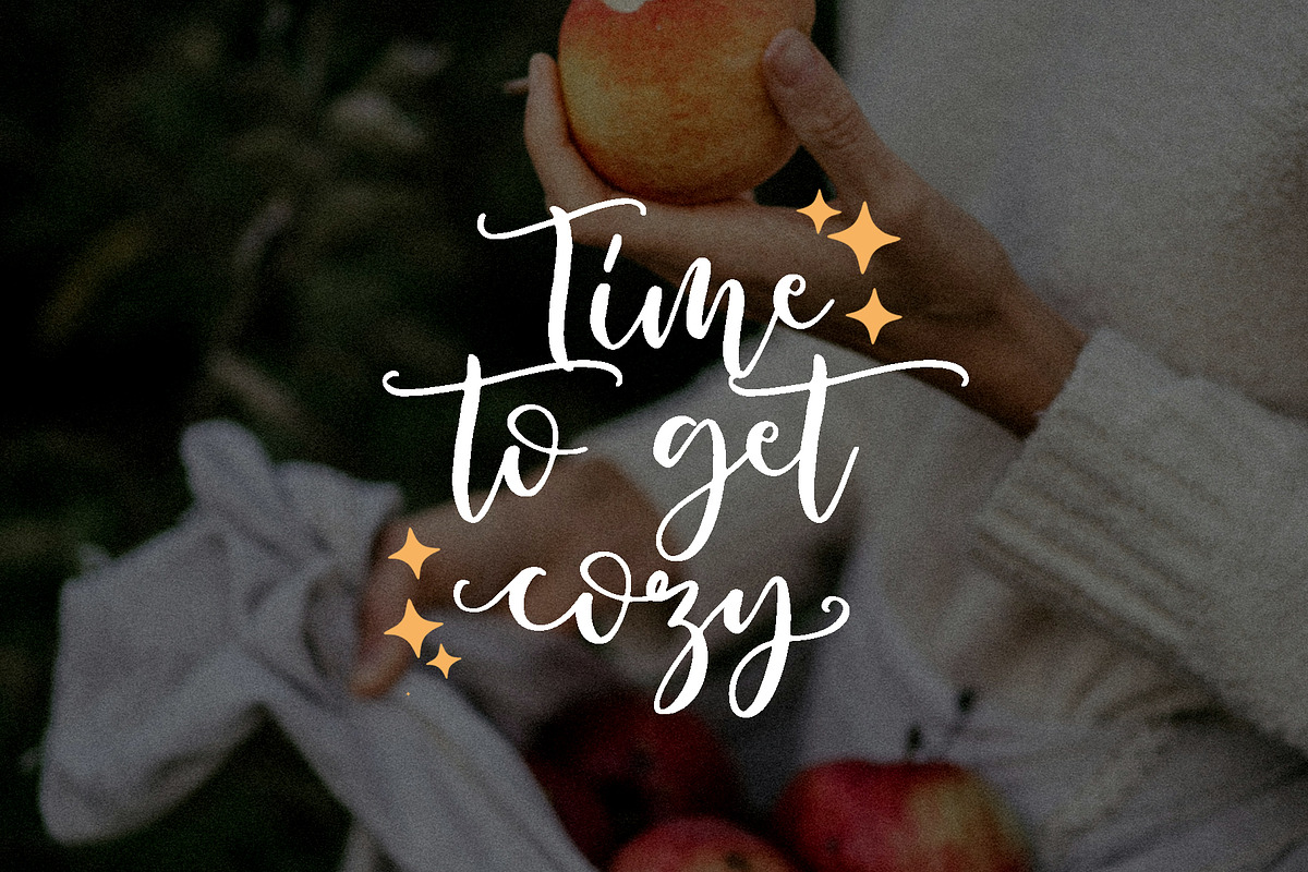Sunset Garden handwritten font, a Handwritten Font by BilberryCreates (Photo 12 of 18)