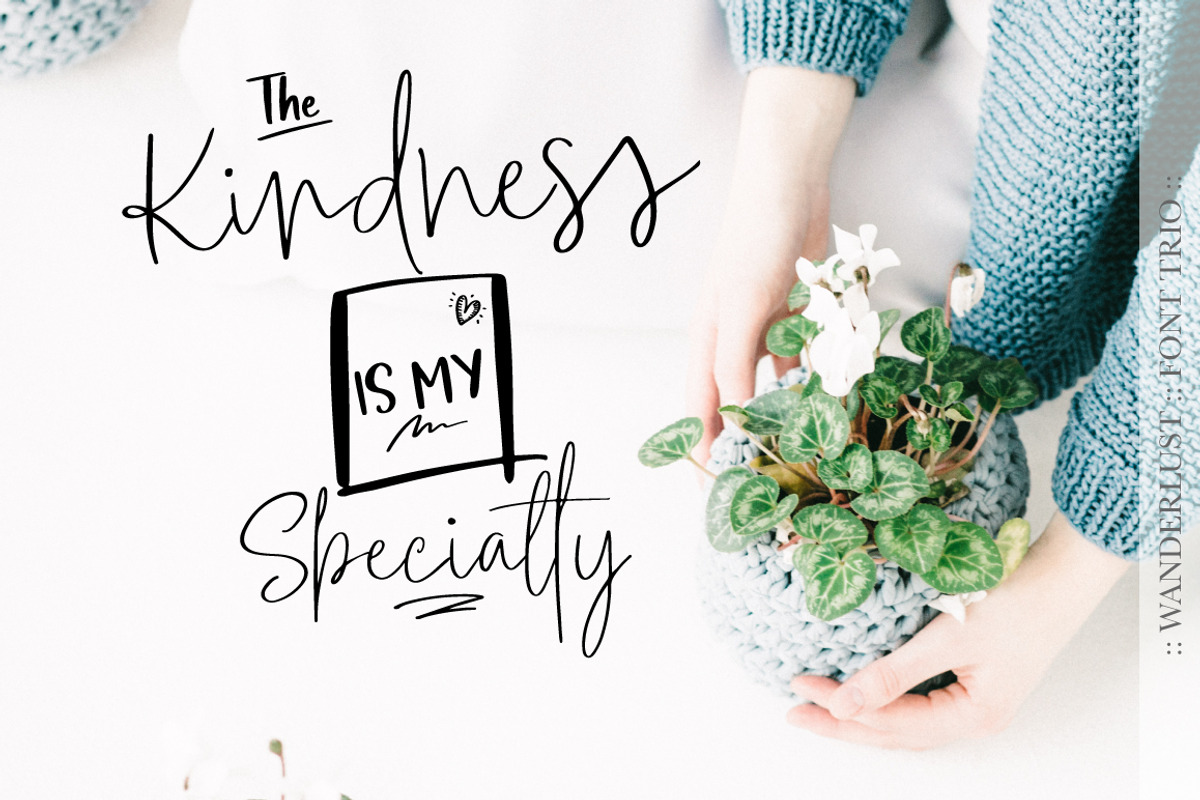 Wanderlust Font Trio preview 4