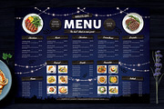 Night Sky Restaurant Menu Board, a Stationery Template by Aarley Kaiven (Thumbnail 1 of 2)
