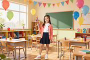 Back to School Digital Backdrops, a Background Graphic by 3Motional (Thumbnail 19 of 19)