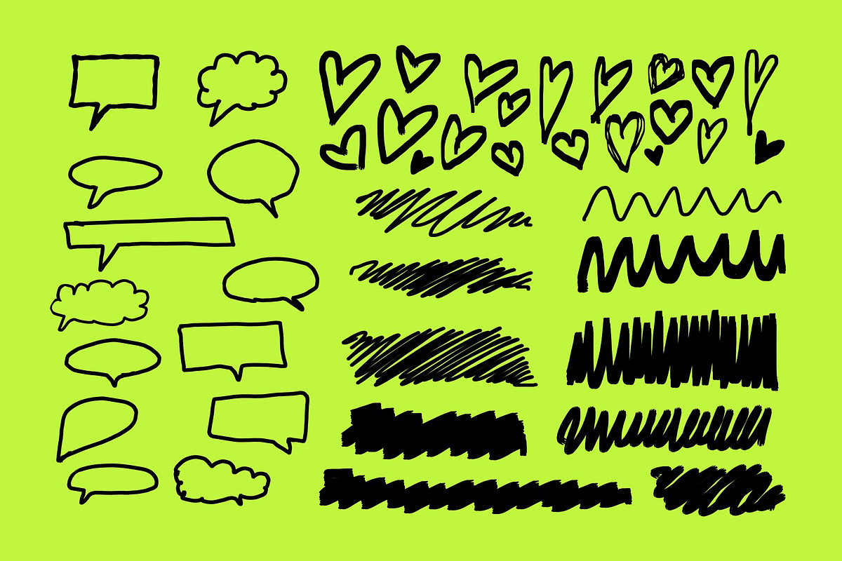 226 PNG Marker Elements, an Object Graphic by Design Squad (Photo 8 of 9)