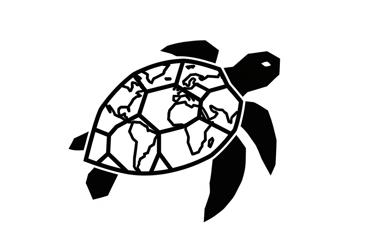 World Map Sea Turtle Bundle, an Illustration by Gaye Art (Photo 26 of 31)