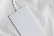 Clothes label tag blank white mockup, an Advertising Mockup by Olha Klein (Thumbnail 2 of 3)