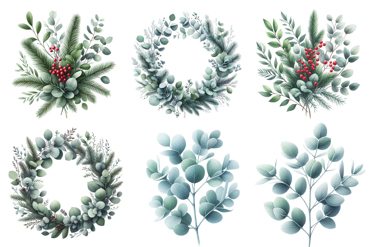 Winter Botanical Clipart, an Illustration by Designworld (Photo 4 of 5)