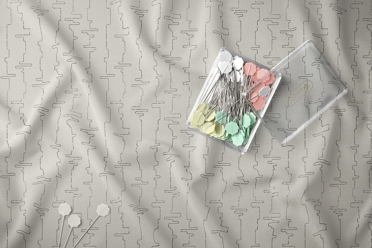 Lines&Bricks. 6 Seamless Patterns, a Pattern Graphic by le-genda (Photo 6 of 8)
