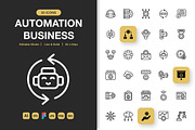 Automation Business Icons, an Icon by Spacepixel Creative (Thumbnail 1 of 3)
