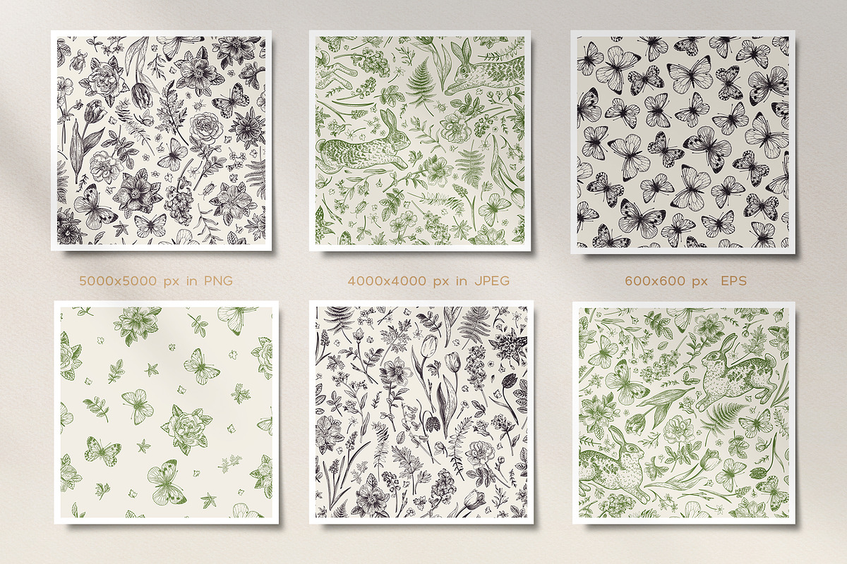 Little garden b&w, an Animal Illustration by Lisla