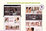 Bridal Makeup Website, a Wix Template by Template Twist Shop (Thumbnail 6 of 9)