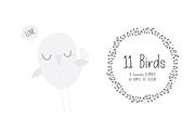 LOVE BIRD Valentine collection, a Decorative Illustration by MooBeer (Thumbnail 6 of 8)