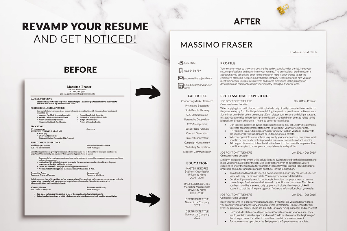 Modern Minimalist Resume Template, a Resume Template by BestResumes.Co (Photo 8 of 10)