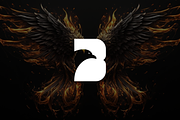 Modern Letter B Eagle Logo, a Branding & Logo Template by Luxury Logos (Thumbnail 2 of 4)