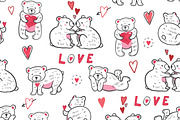 Be mine Teddy Bear Valentine, a Pattern Graphic by GooseFrol (Thumbnail 9 of 9)