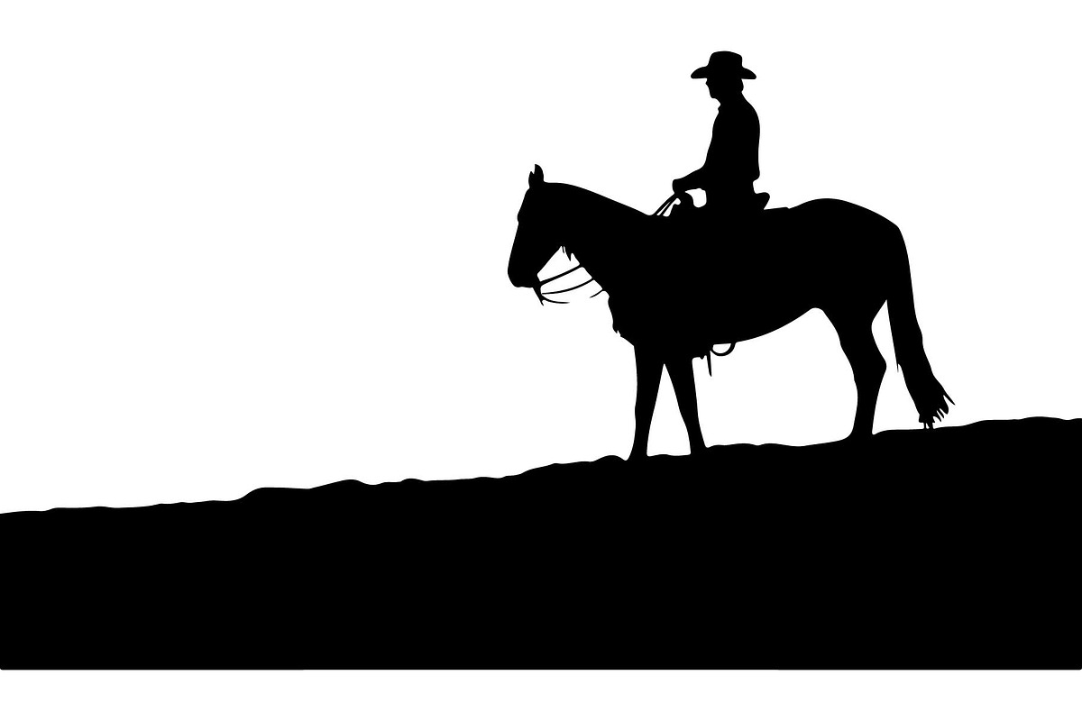 Cowboy Horse Rider SVG Bundle, a Graphic by Creativeshirt (Photo 7 of 13)