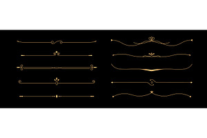 Thin golden frame with elegant, an Illustration by skripnikbb