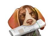 Puppies Dog Breeds Big Bundle 135Pcs, an Animal Illustration by Dneprstock (Thumbnail 24 of 68)