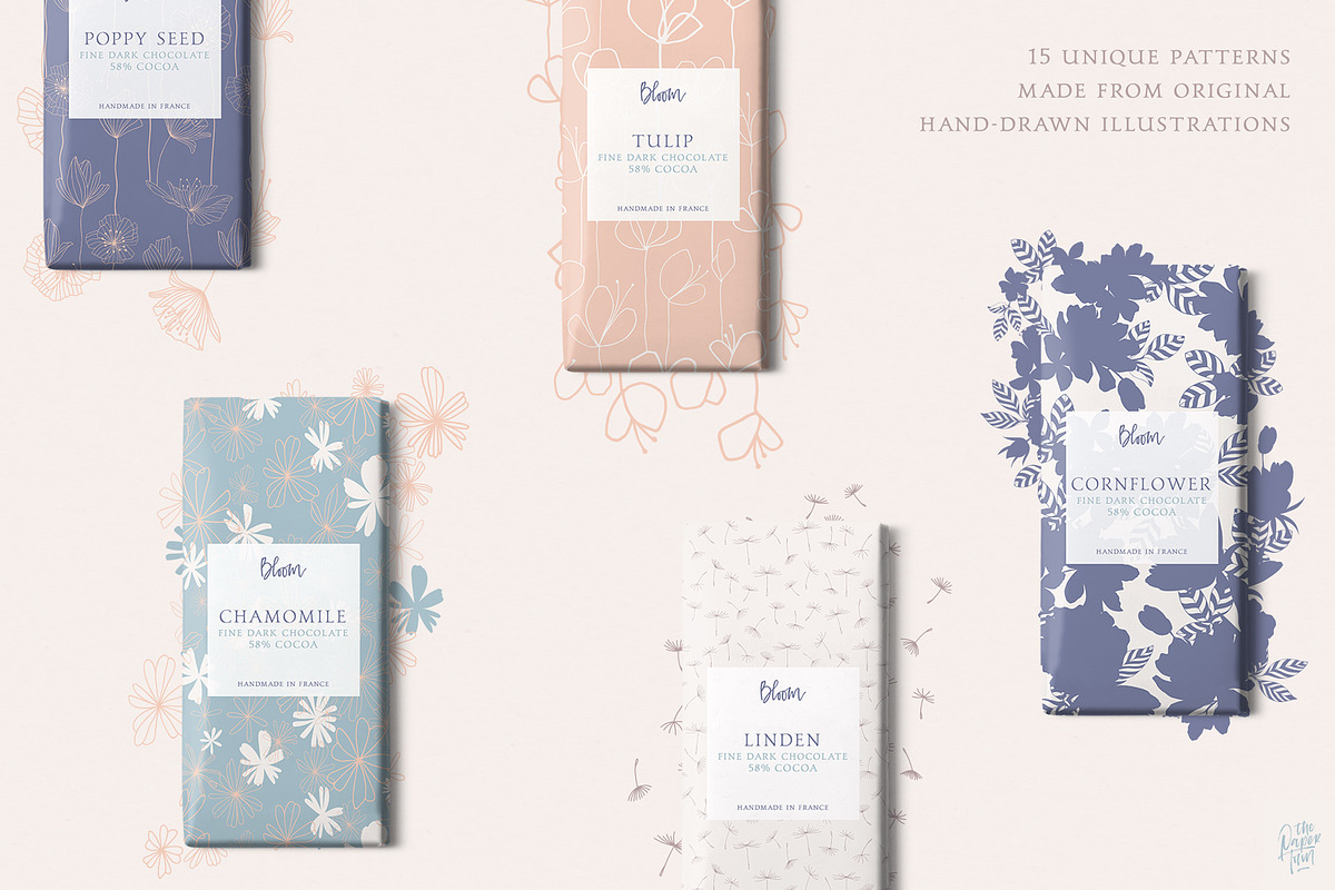 Bloom Floral Pattern Collection, a Pattern Graphic by The Paper Town (Photo 5 of 10)