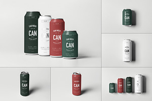 Can Mock-up 2, a Cups & Container Mockup by Yogurt86
