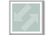 Fine Vector Dotted Arrows, a Texture Graphic by FineArtStudio (Thumbnail 3 of 3)