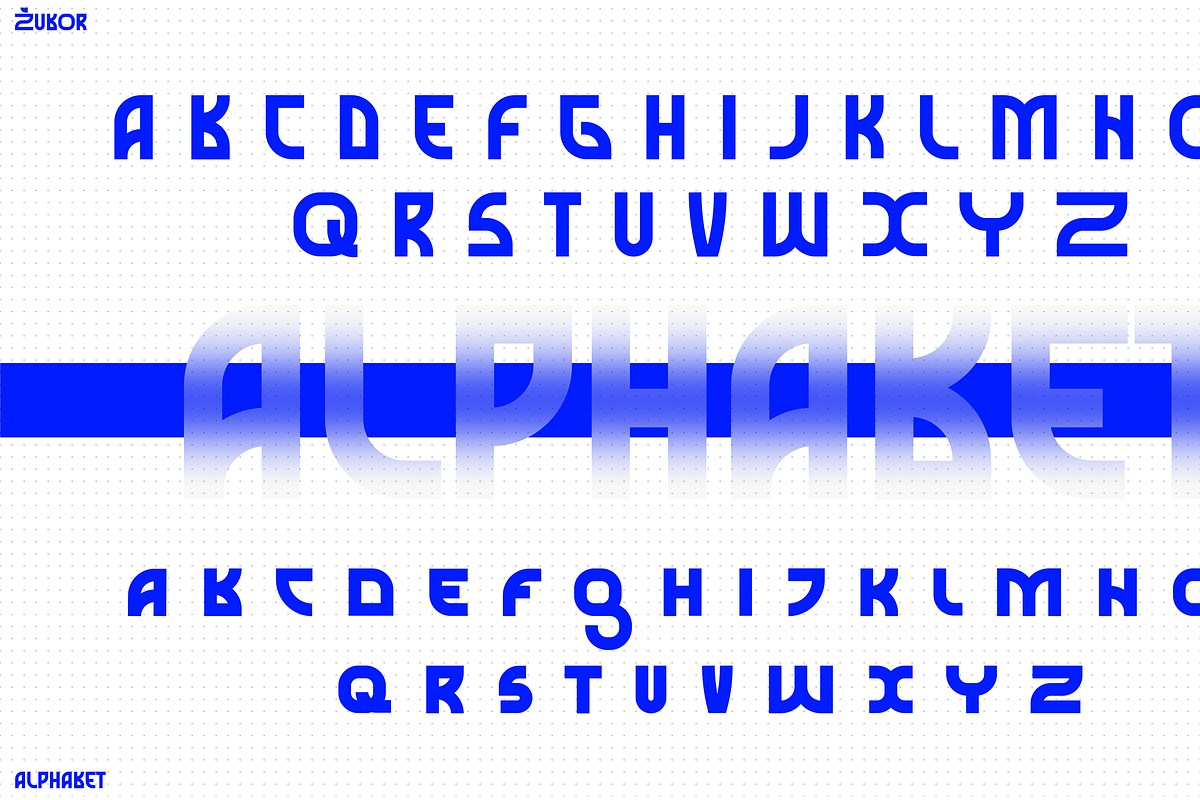 Žubor - a modern slavic font, a Font by Stefan Kostić (Photo 10 of 13)