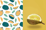 TROPICAL PARADISE patterns and friut, a Pattern Graphic by Lena Nikolaeva (Thumbnail 7 of 16)
