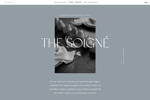 THE SOIGN Showit Website Template