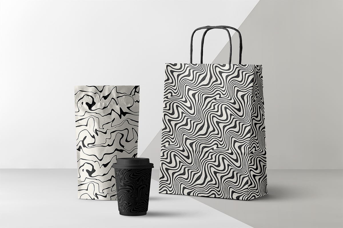 Distorted Seamless Patterns | Vol. 2, a Pattern Graphic by Curly_Pat (Photo 8 of 9)