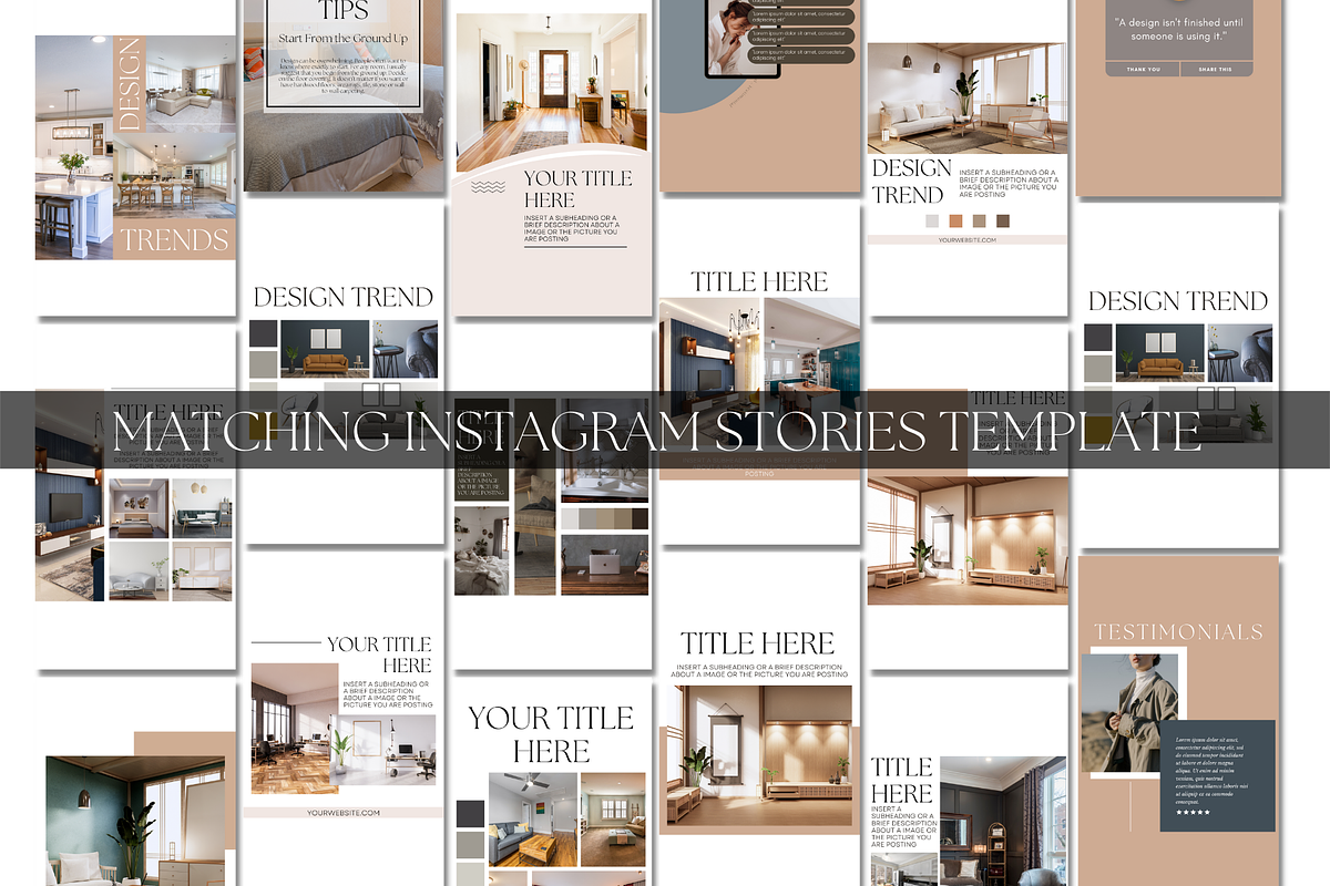 140 Interior Design Instagram Template