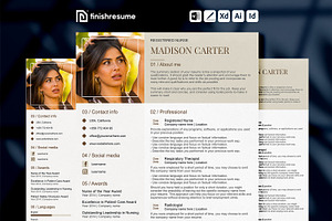 Registered nurse resume template, a Resume Template by FinishResume