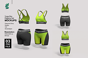 Yoga Bra leggings Set, a Shirt Mockup by groens (Thumbnail 1 of 4)
