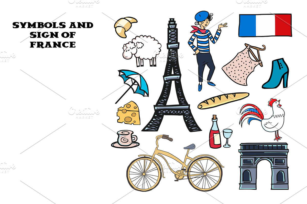 Cartoon map of France, a Graphic by Nata Savina Art (Photo 2 of 3)