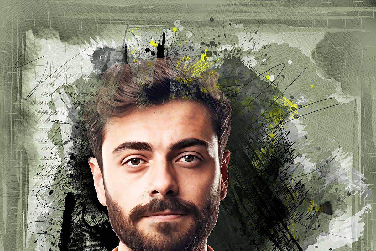 Mixed Media Wall Art Photo Effect, an Action Add-On by MRI STUDIO (Photo 17 of 18)