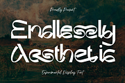 Endlessly Aesthetic - Unique Font, a Sans Serif Font by 177Studio (Thumbnail 1 of 8)