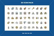 Cryptocurrency icons, an Outline Icon by Wencory (Thumbnail 1 of 2)