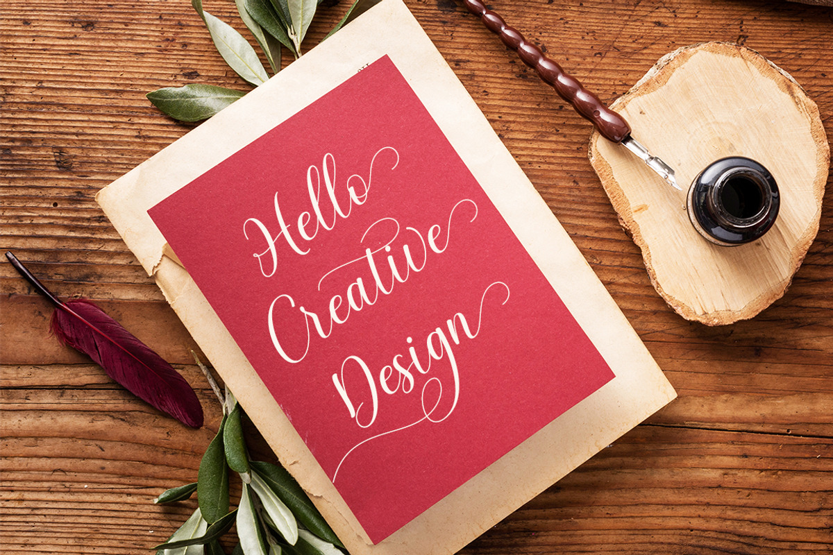 Hongkong Script, a Script Font by Has_rizal (Photo 3 of 8)