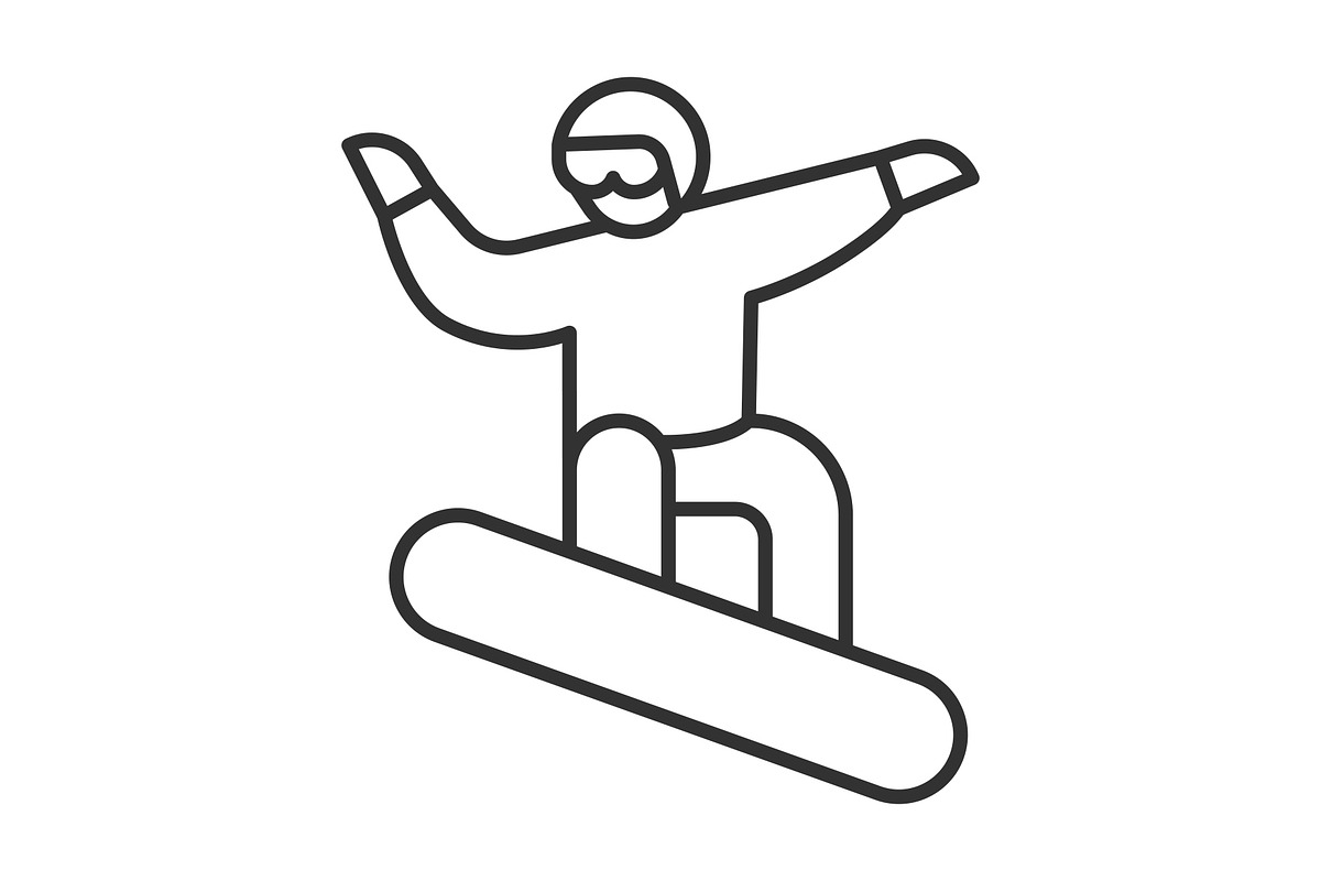 Ski resort line icon vector set, an Outline Icon by ElineDesign (Photo 2 of 3)