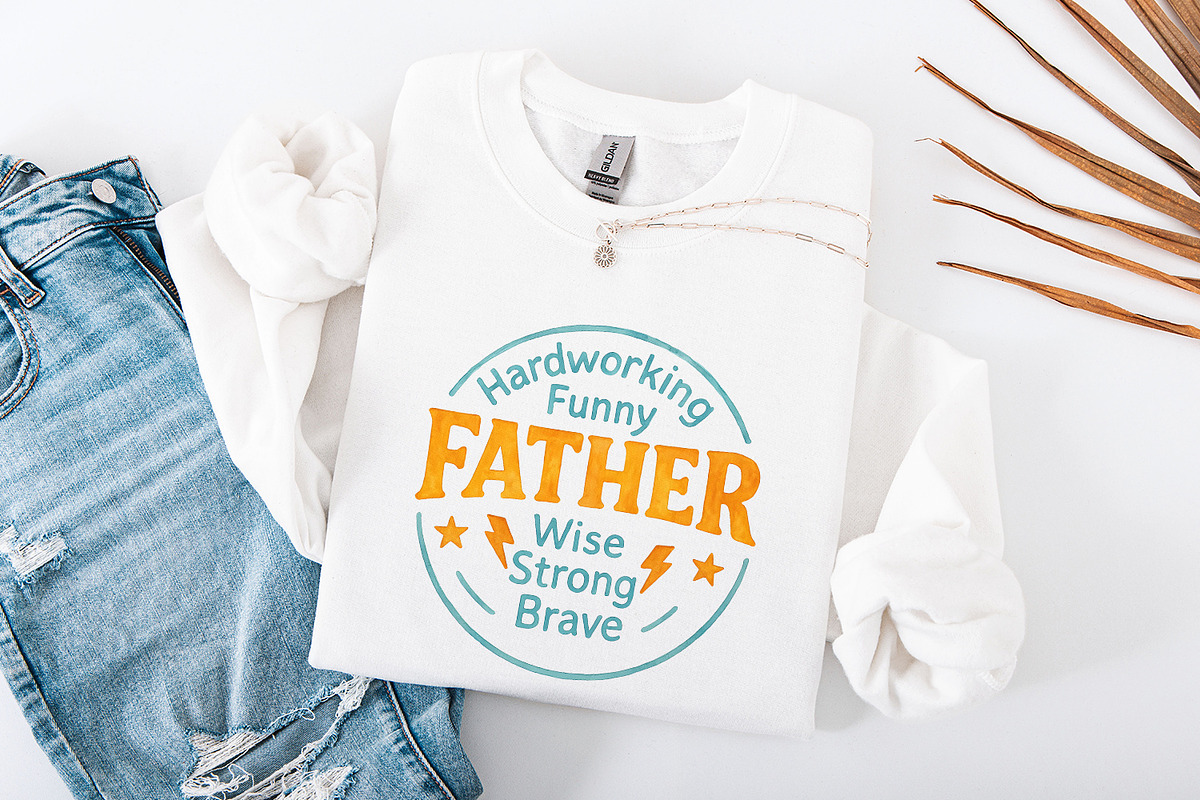 Fathers Day PNG, Best Dad Ever, an Illustration by SharpMarketplace (Photo 4 of 9)