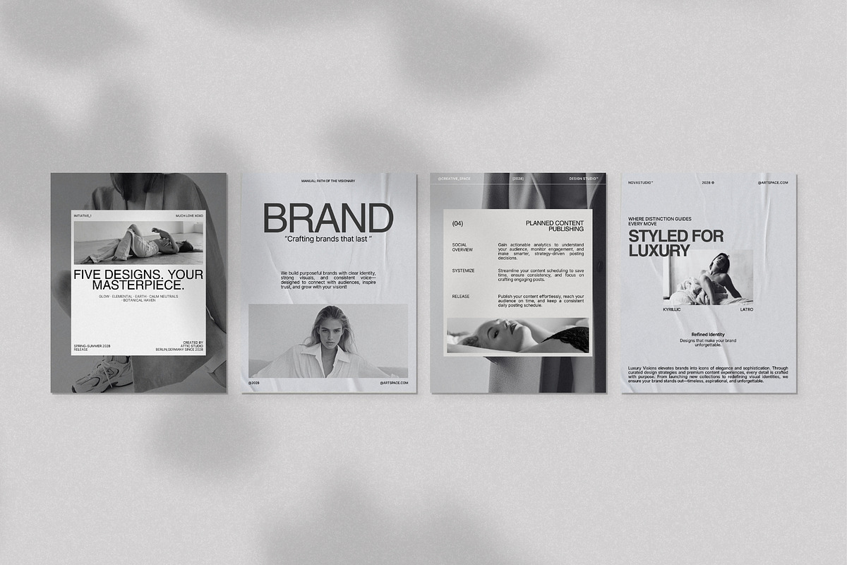 Business Instagram Post Template Kit, a Social Media Template by Crafted Pixel (Photo 3 of 9)