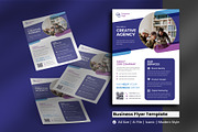 Purple Business Creative Flyer, a Flyer Template by rivatxfz (Thumbnail 1 of 3)