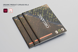 Organic Product Catalog Vol.6, a Brochure Template by Bewalrus Studio