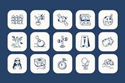 Weather Doodle Art Set, an Outline Icon by Vectors Market (Thumbnail 6 of 8)