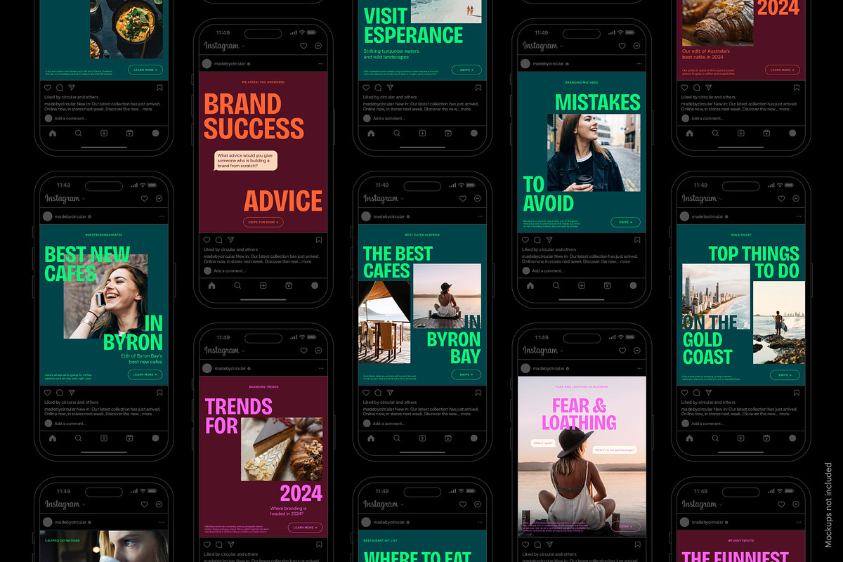 CALYPSO / Instagram Posts, a Social Media Template by Circular (Photo 10 of 13)
