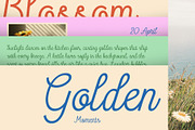CS Blossom – Script Font, a Script Font by Craft Supply Co. (Thumbnail 2 of 8)
