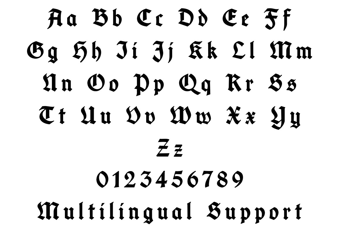 Autumn - Vintage Gothic Font, a Blackletter Font by Sk designs (Photo 9 of 9)