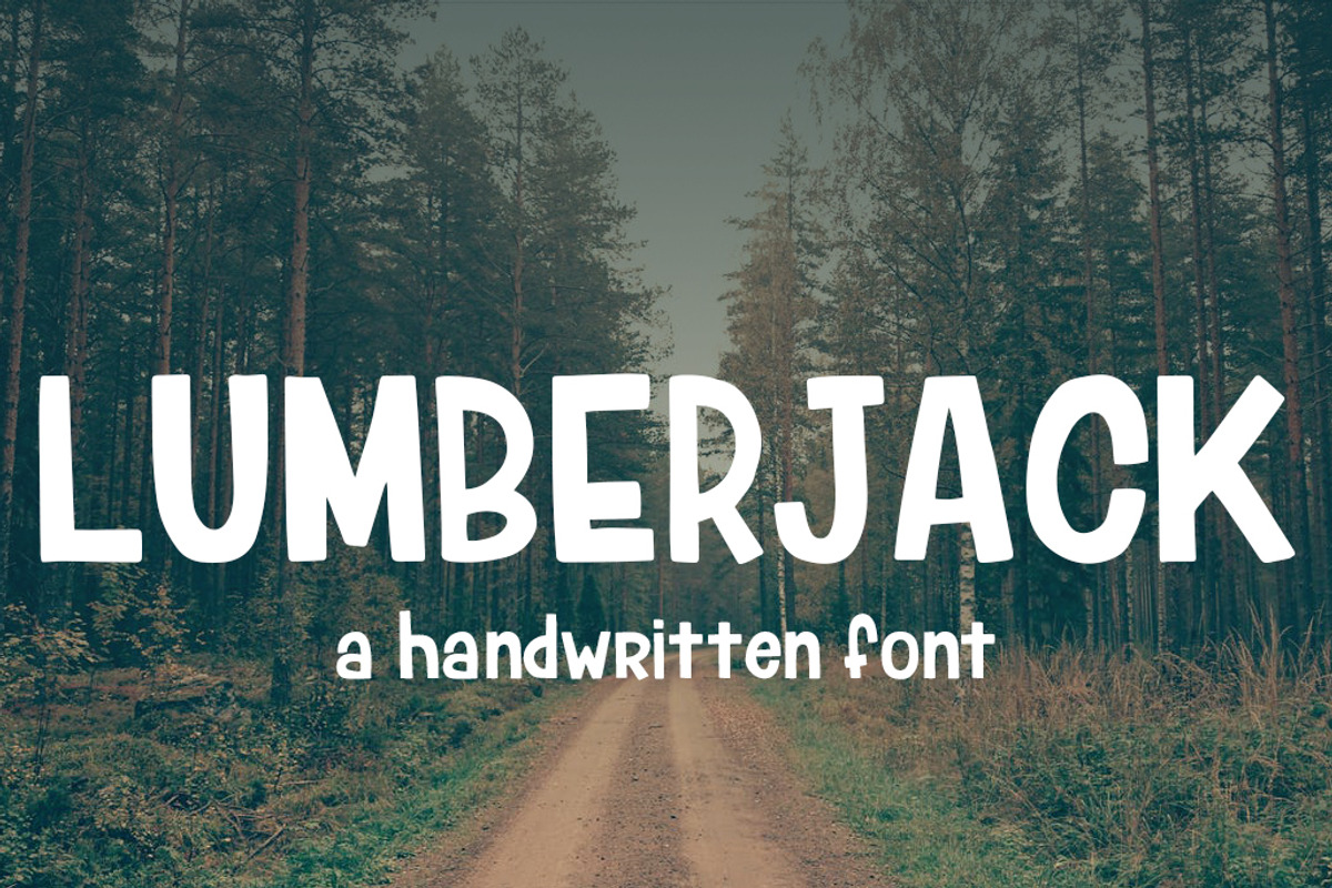 Lumberjack - Bold Hand-Lettered Font